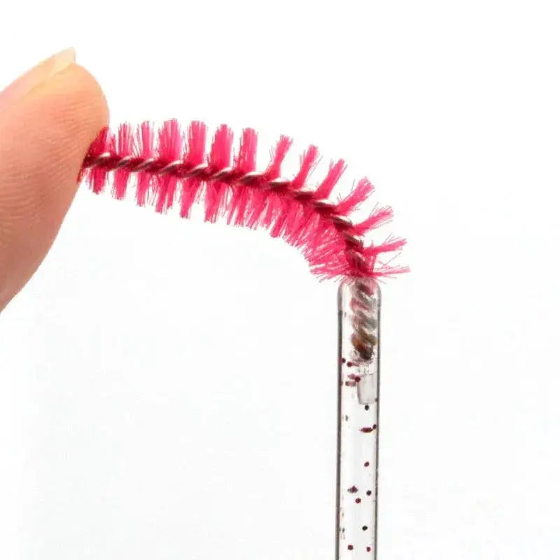Diamond Eyelash Brush Set Sleek Portable Precision Tool