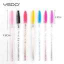 Diamond Eyelash Brush Set: Sleek Portable Precision Tool