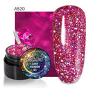 Diamond Glam Gel Nail Polish Kit for Luxe Nails 30 Days