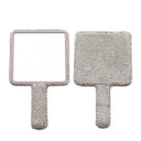 Compact Diamond Heart Mirror for Travel