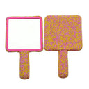 Compact Diamond Heart Mirror for Travel