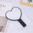 Compact Diamond Heart Mirror for Travel