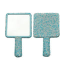 Compact Diamond Heart Mirror for Travel