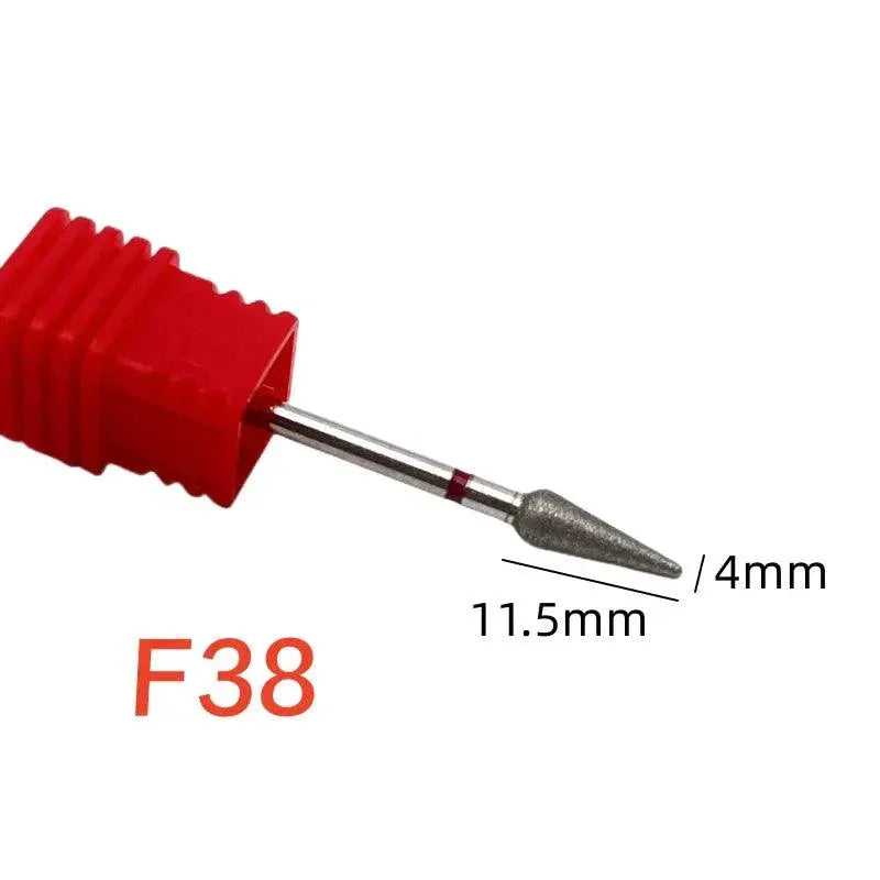 Diamond Nail Drill Bit Set Stainless Steel Cutter Heads