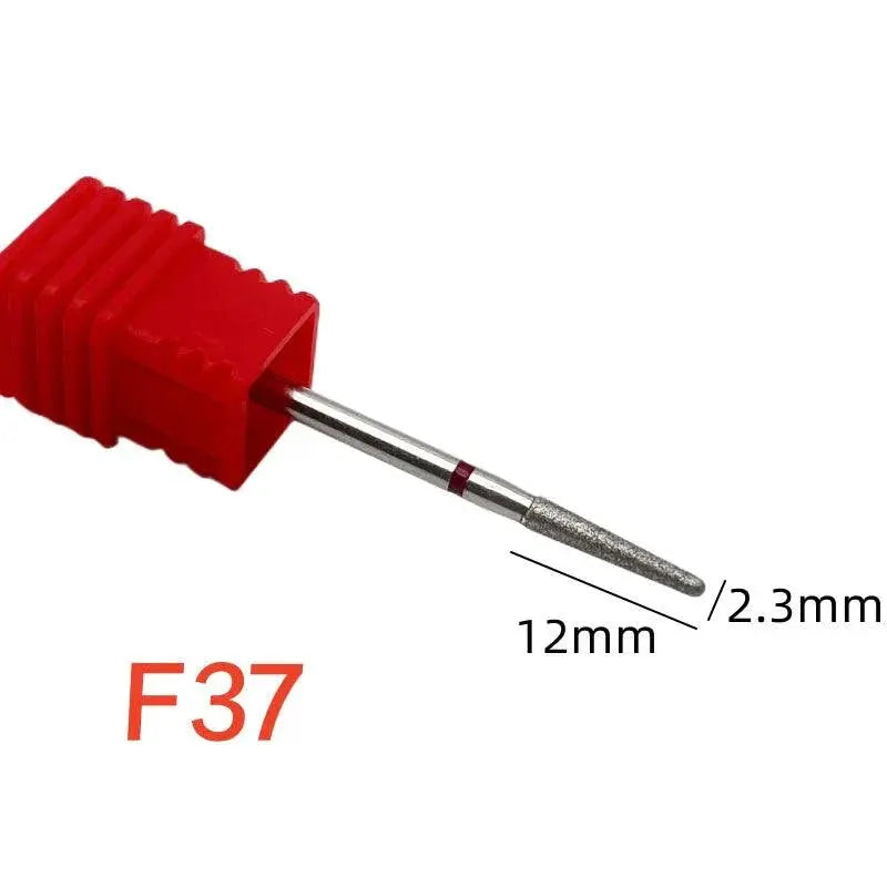 Diamond Nail Drill Bit Set Stainless Steel Cutter Heads