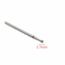 Diamond Nail Drill Bit Set: Stainless Steel Cutters Heads