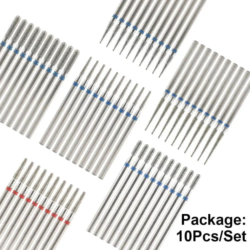 Diamond Nail Drill Bits Set For Gel And Acrylic Removal