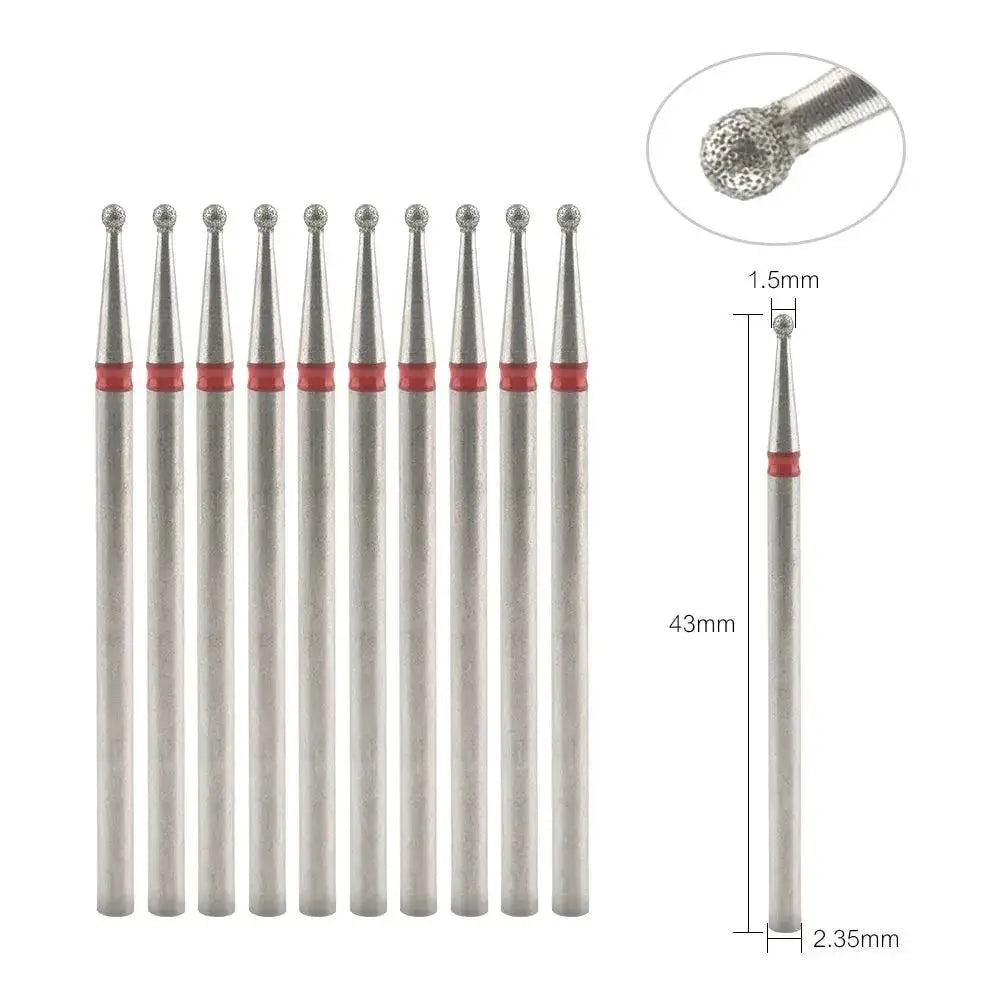 Diamond Nail Drill Bits Set For Gel And Acrylic Removal