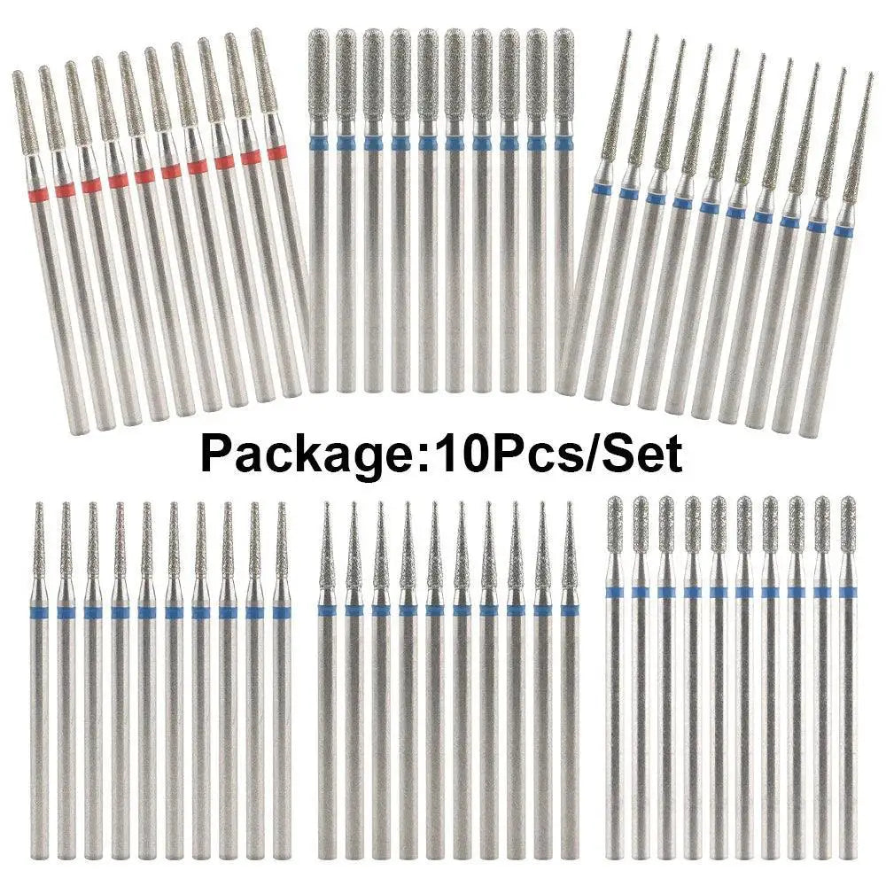 Diamond Nail Drill Bits Set For Gel And Acrylic Removal