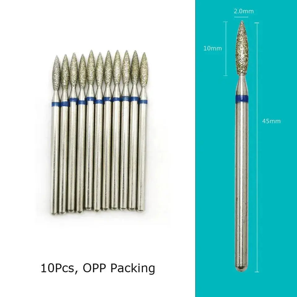 Diamond Nail Drill Bit Set For Professional Manicure Tools