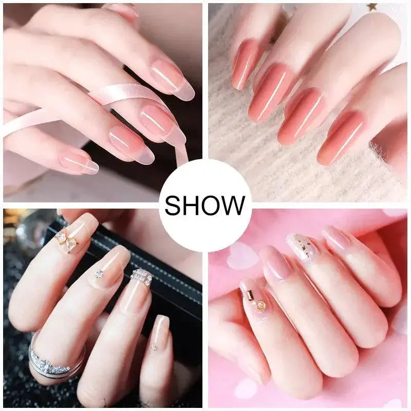 Diamond Shine Poly Gel Nail Kit With Camo Colors Accessories