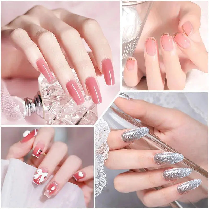 Diamond Shine Poly Gel Nail Kit With Camo Colors Accessories