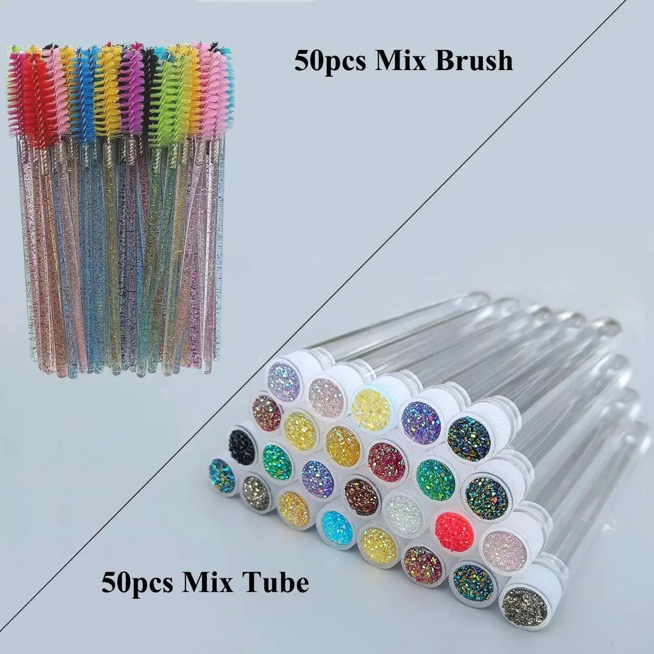 Diamond Sparkle Eyebrow And Eyelash Brush Set Glamorous