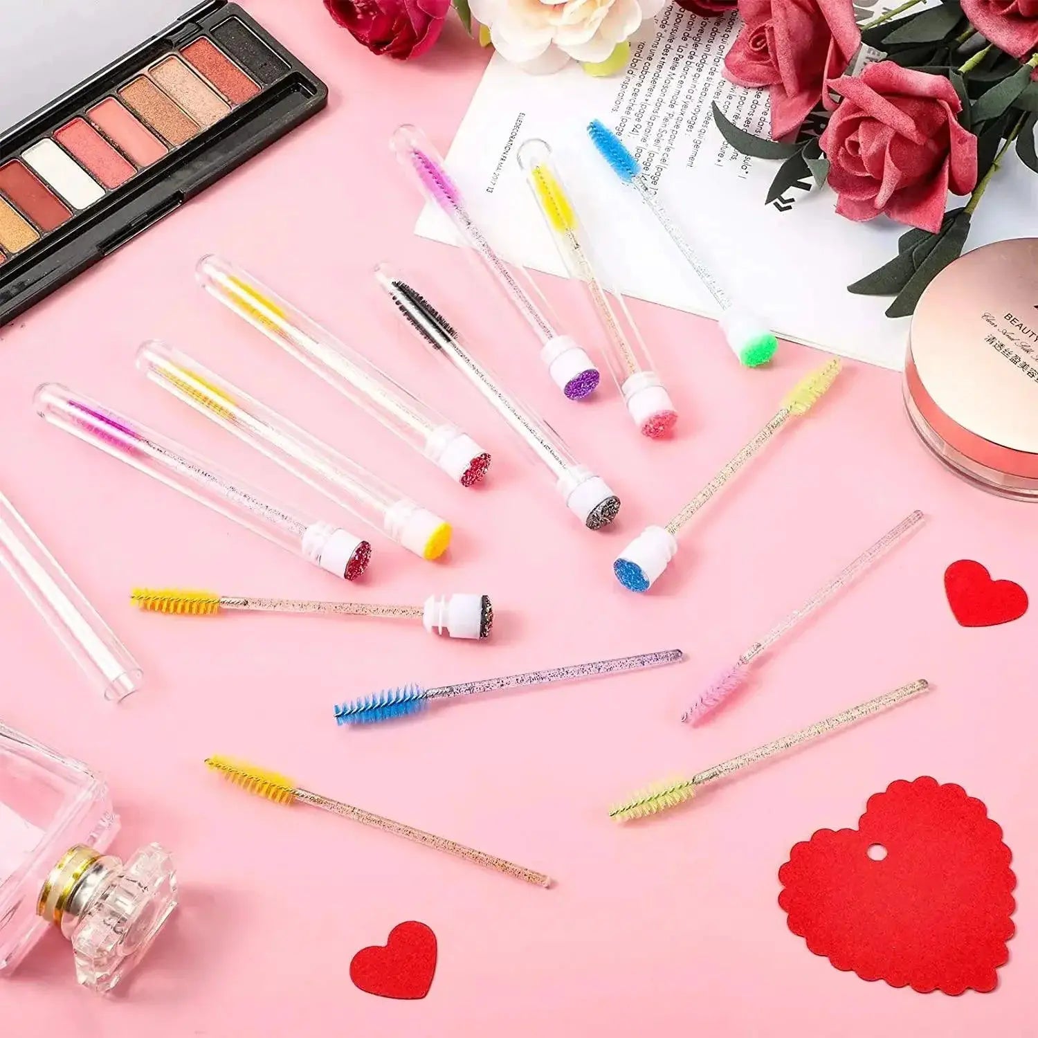 Diamond Sparkle Eyebrow And Eyelash Brush Set Glamorous