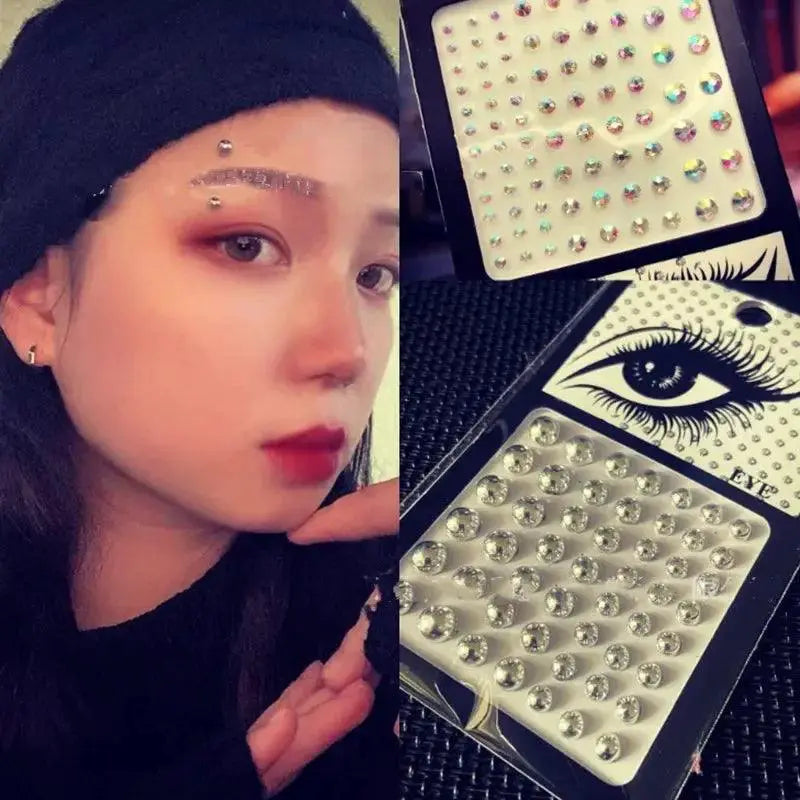 Diamond Sparkle Makeup Sticker Set for Dazzling Looks