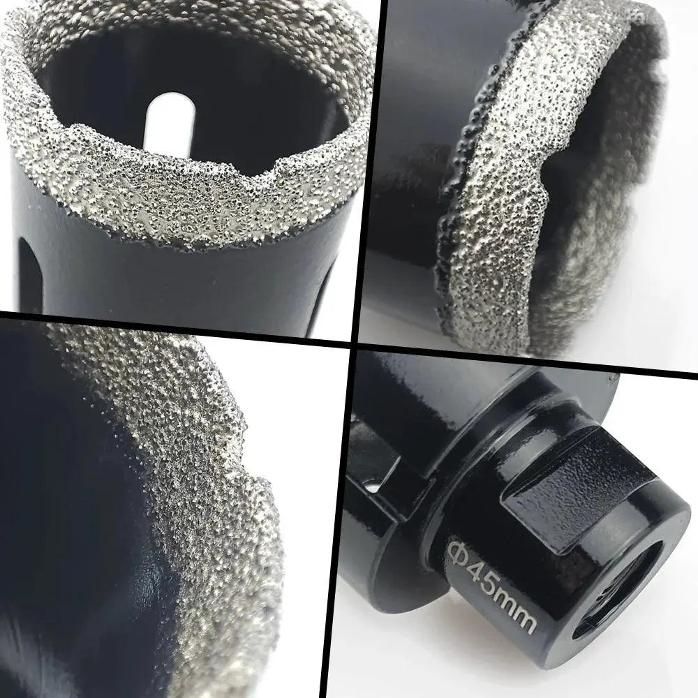 Diamond Vacuum Brazed Drilling Core Bits Set For Tiles