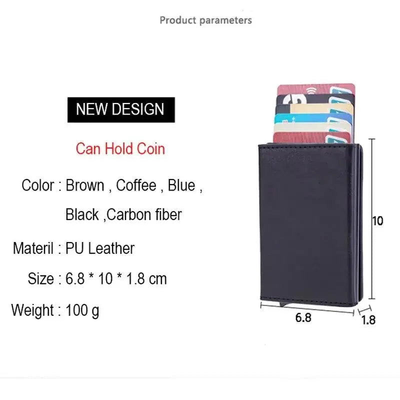 DIENQI RFID Card Holder Wallet Sophisticated Protection