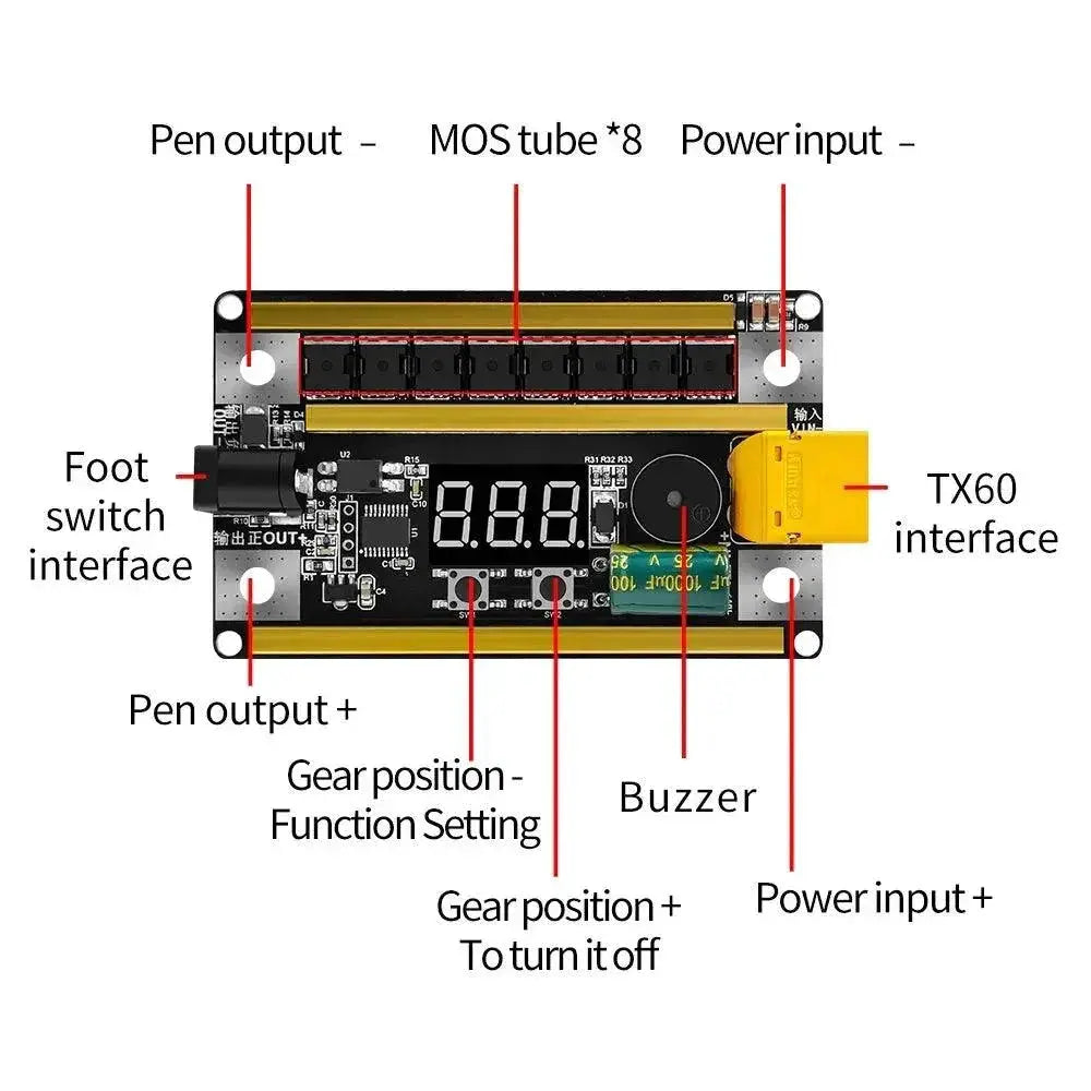 Digital Spot Welder Kit For Lithium Battery Welding