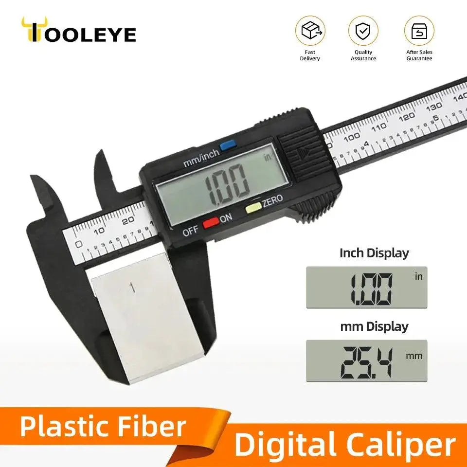Digital Caliper Vernier Measuring Tool Large Screen Ruler
