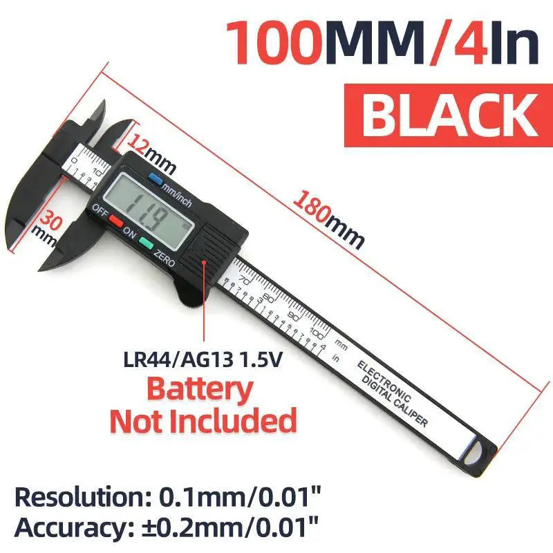 Digital Caliper Vernier Measuring Tool Large Screen Ruler