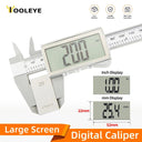 Digital Caliper Plastic Vernier Measuring Tool Large Screen Ruler