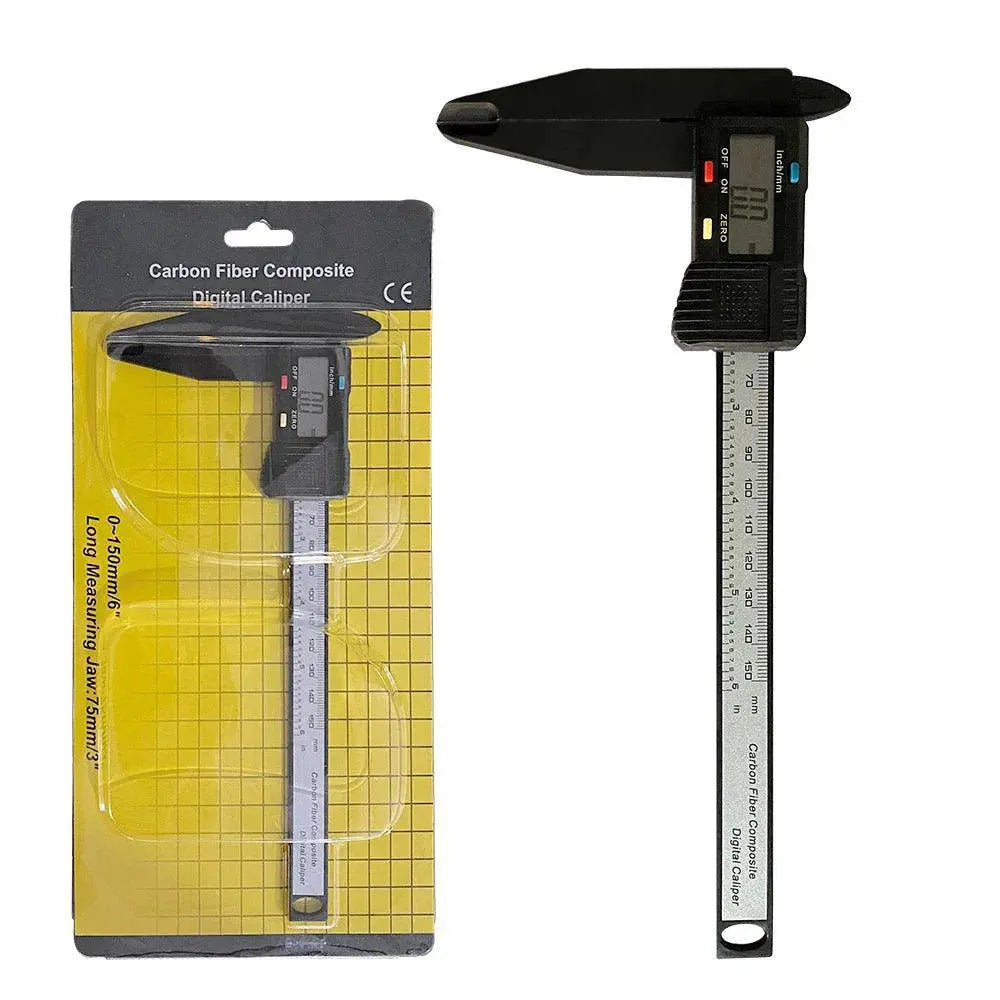 Digital Carbon Fiber Vernier Caliper Gauge Precision Tool