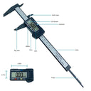Digital Carbon Fiber Vernier Caliper Gauge Precision Tool