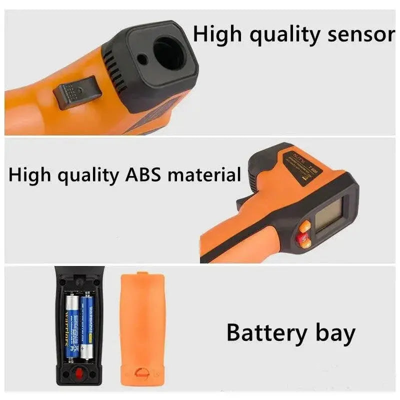 Digital Infrared Thermometer Laser Noncontact Industrial Tool