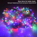 Dimmable Colorful LED String Lights for Holiday Decor