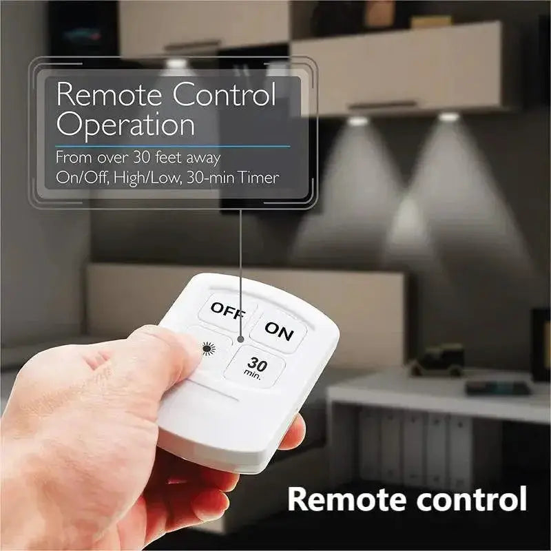 Dimmable Under Cabinet COB LED Light With Remote Control