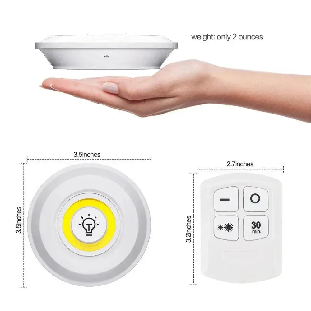 Dimmable Under Cabinet COB LED Light With Remote Control