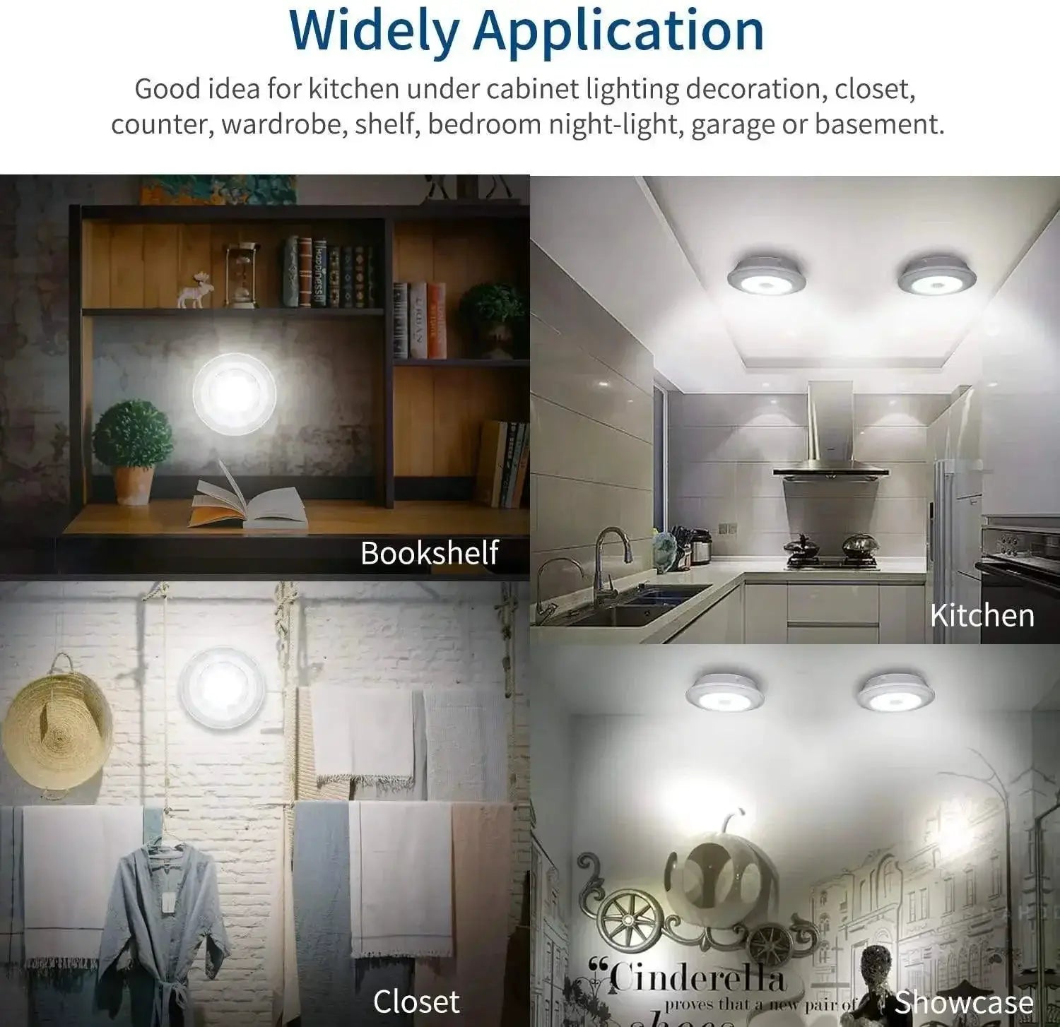 Dimmable Under Cabinet COB LED Light With Remote Control