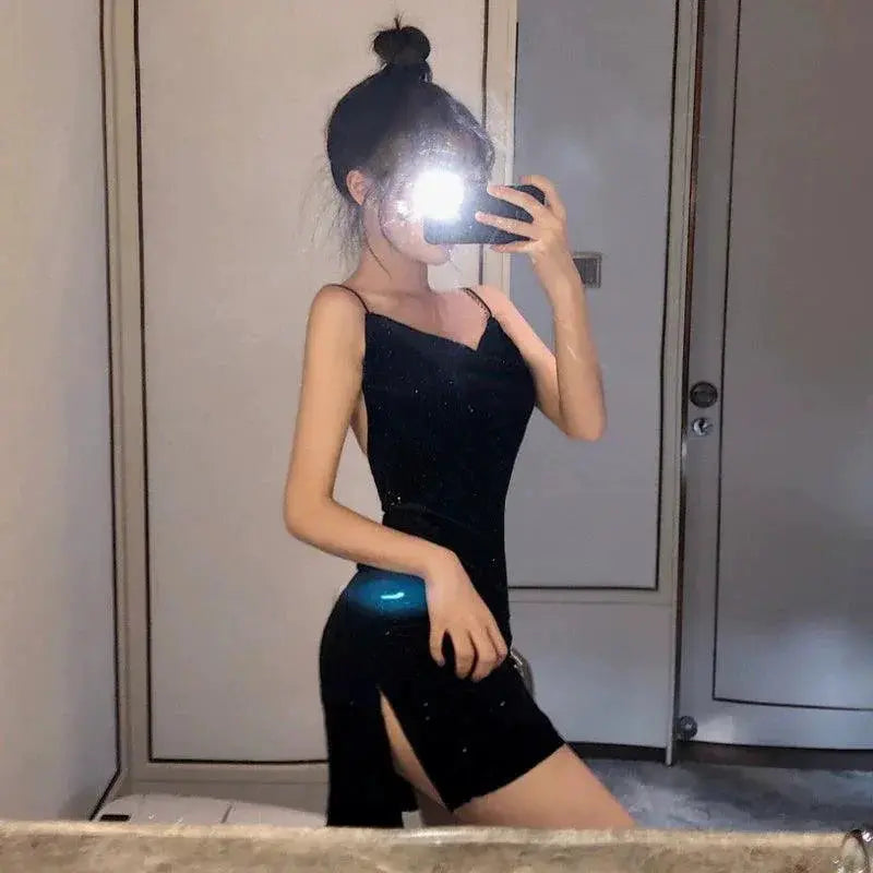 Disco Velvet Dress Shimmer and Dazzle for Night Out