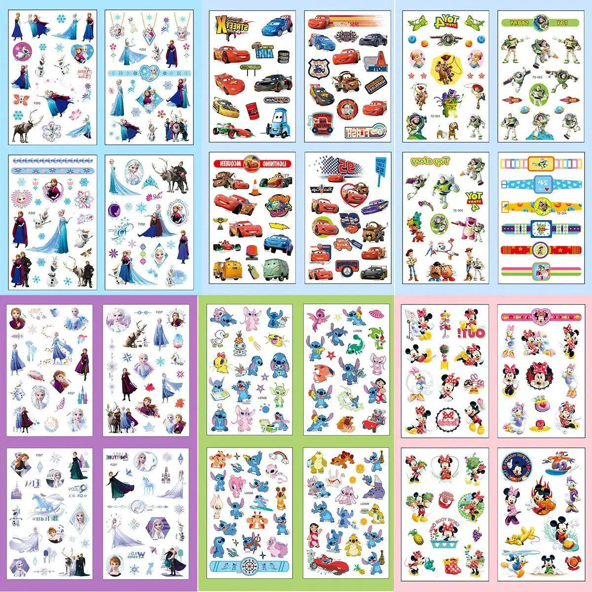 Disney Avengers Princess Sofia Waterproof Tattoo Stickers