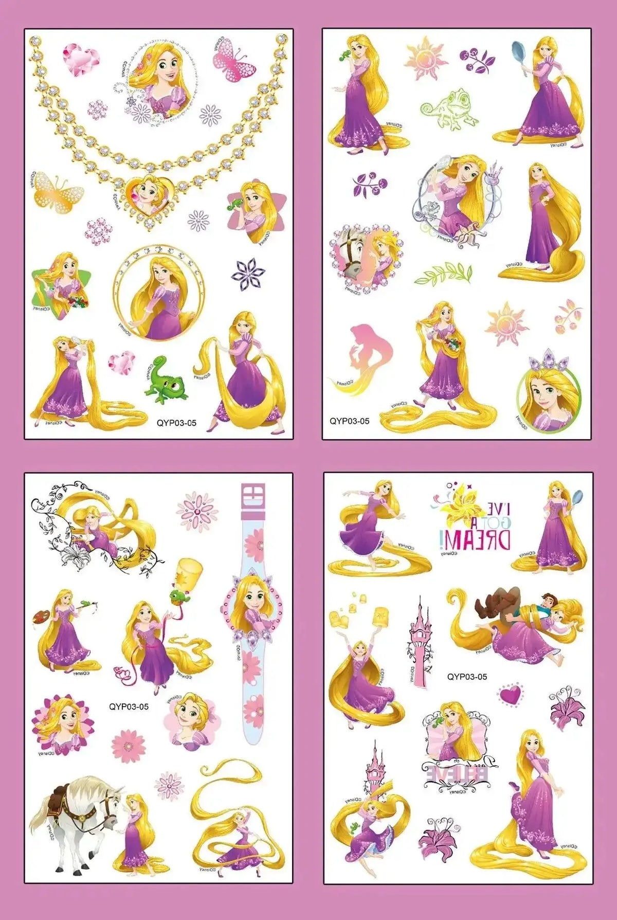Waterproof Tattoo Stickers for Kids — M