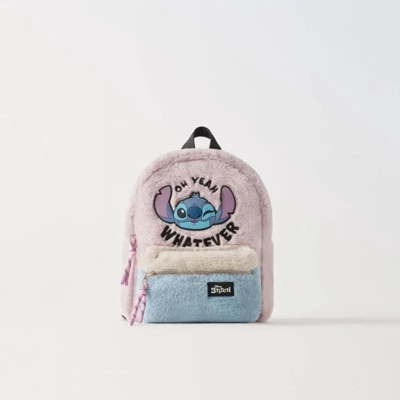 Disney Stitch Plush Children's School Bag Backpack