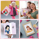 Disney Princess Puzzle Stickers Creative DIY Educational Toys