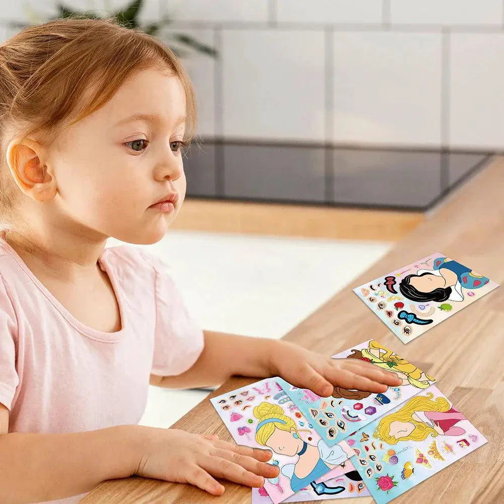 Disney Princess Puzzle Stickers Creative DIY Learning Toys