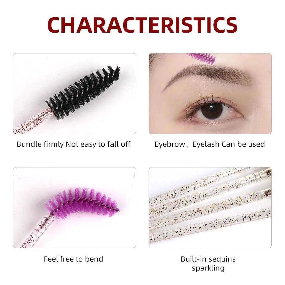 Disposable Eyelash Extension And Lip Brush Set Pro Tool