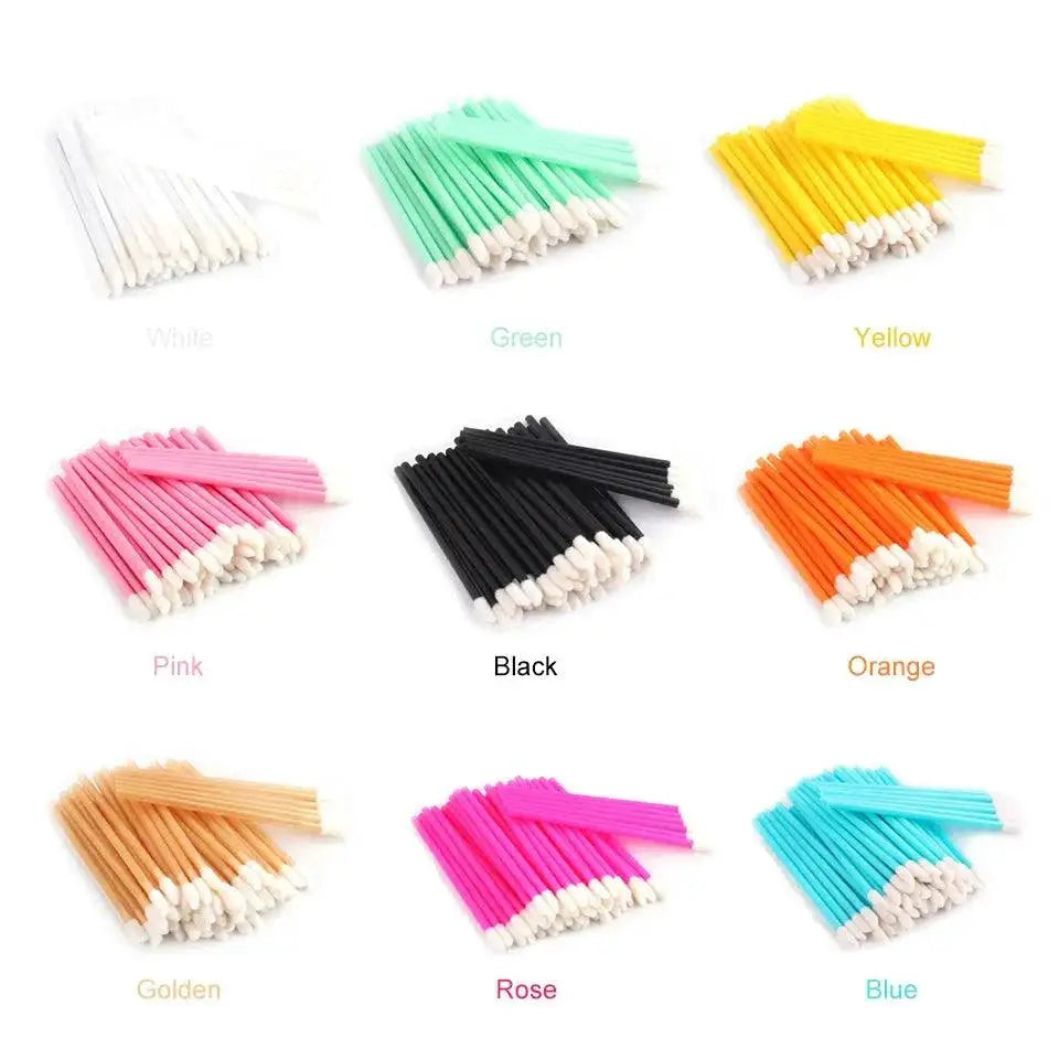 Disposable Eyelash Extension And Lip Brush Set Pro Tool