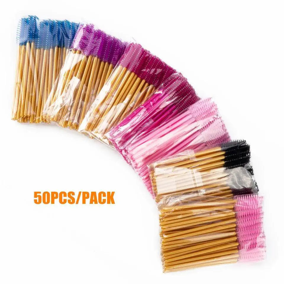 Disposable Eyelash Extension And Lip Brush Set Pro Tool