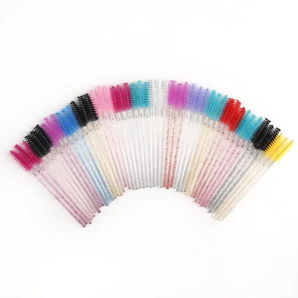 Disposable Eyelash And Eyebrow Brush Set For Makeup Lovers