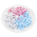 Disposable Heart Glue Ring Cup: Clean Efficient Makeup Tool