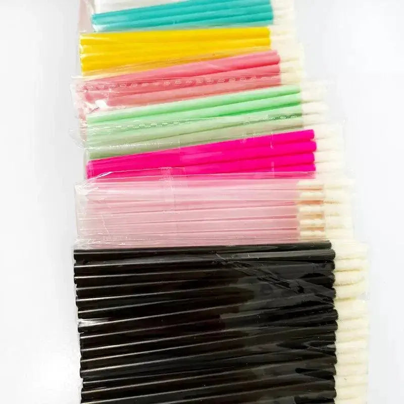 Disposable Lip and Eyelash Makeup Brushes Kit Flawless