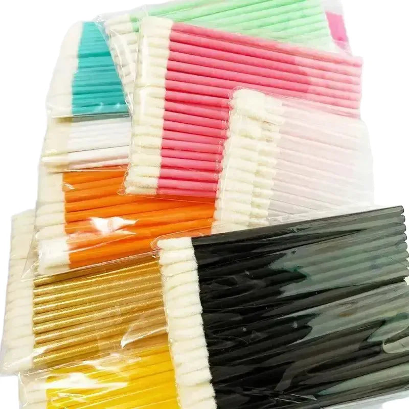 Hygienic Lip Eyelash Kit for Travel — 50 pcs transparent