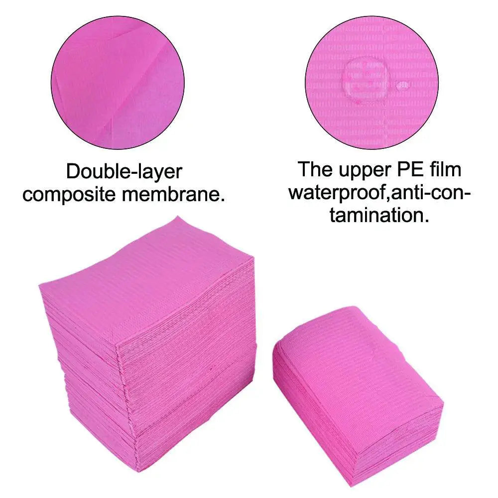 Disposable Nails Art Cleaning Mat Set Tablecloths 20 Pack