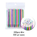 Disposable Precision Eyelash Extension Brushes - 100 Micro Brushes