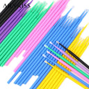 Disposable Precision Eyelash Extension Brushes - 100 Micro Brushes