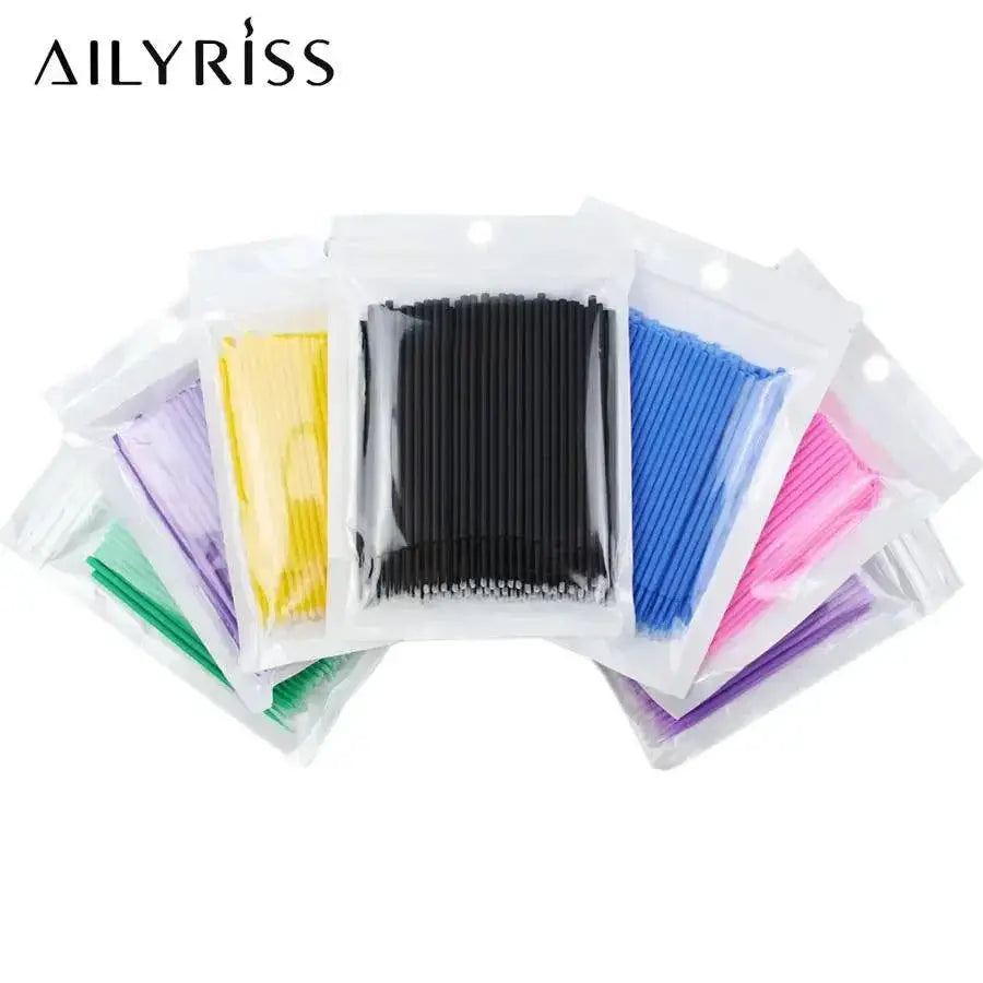 Disposable Precision Eyelash Extension Brushes 100 Micro