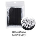 Disposable Precision Eyelash Extension Brushes - 100 Micro Brushes